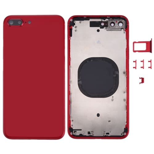 Scocca Posteriore completa per iPhone 8 Plus Rosso