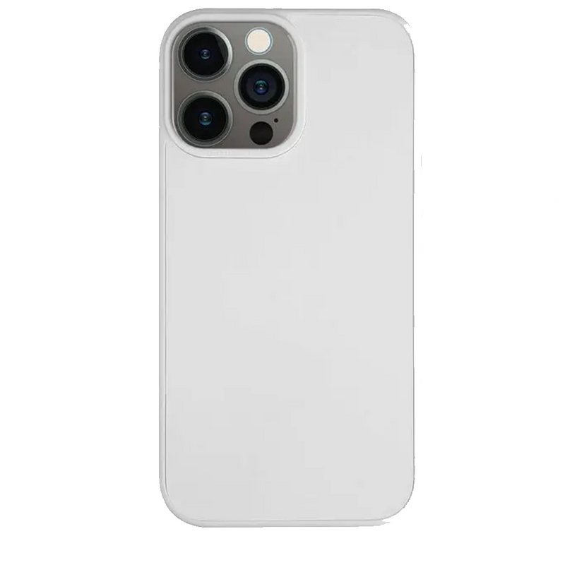 Cover in Silicone per iPhone 14 Pro Bianca