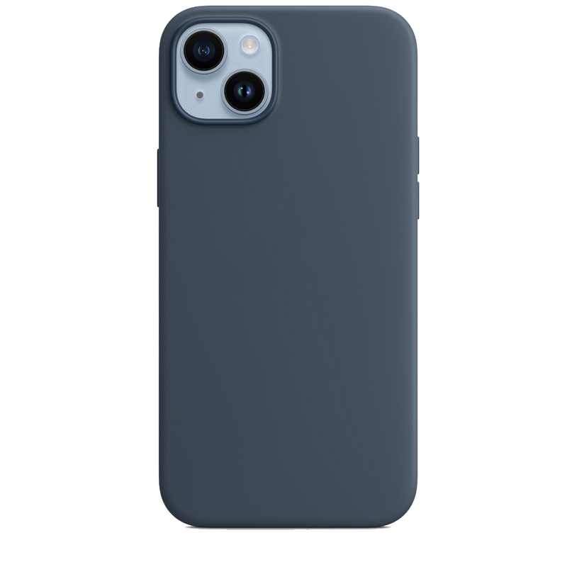 Cover in Silicone per iPhone 14 Plus Blu