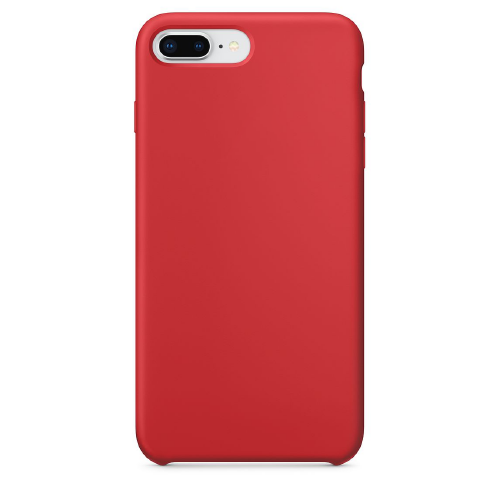 Cover in silicone per iPhone 7 Plus-8 Plus Rossa