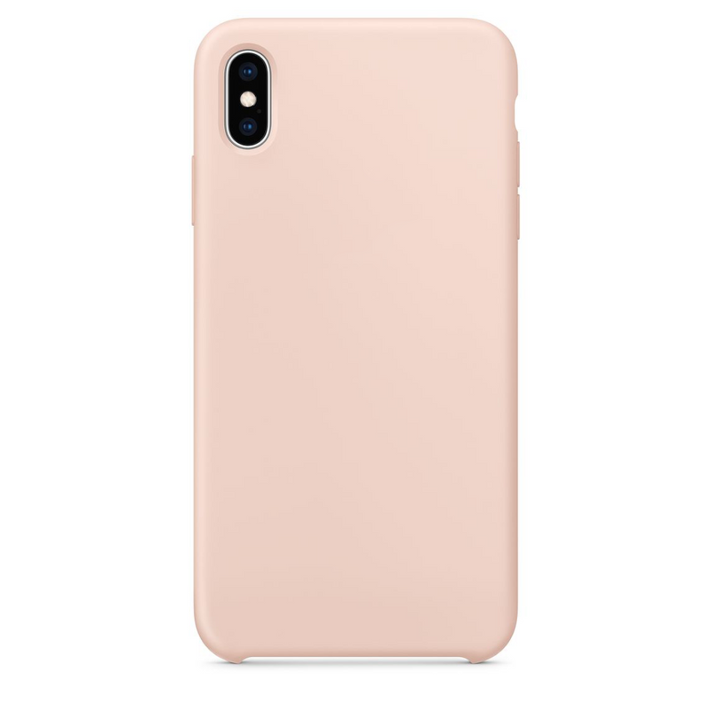 Cover in silicone per iPhone X-XS Rosa