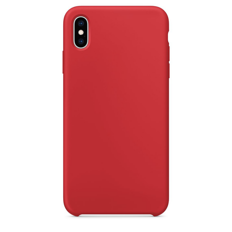 Cover in silicone per iPhone XXS Rossa