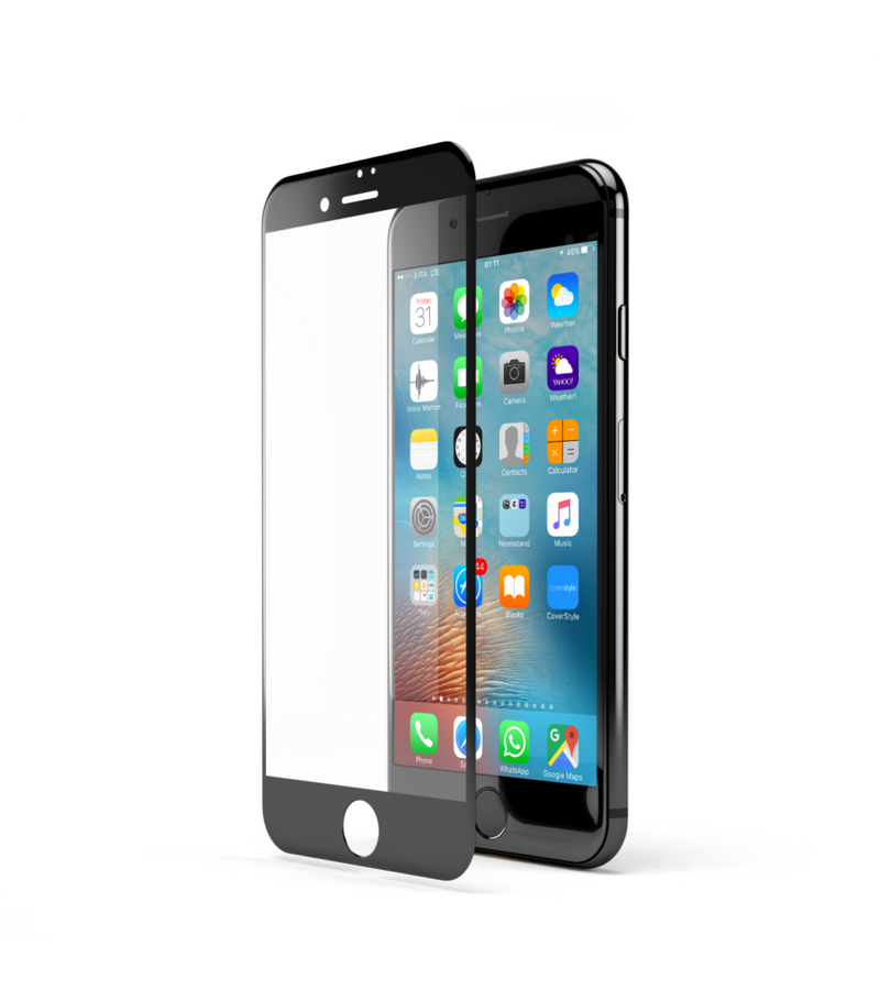 Pellicola protettiva 3D per iPhone 6-6S-7-8 nero