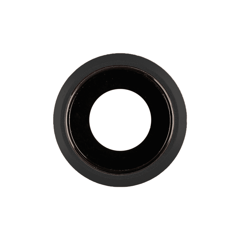 Vetro Fotocamera Posteriore per iPhone 8-SE 2020 con Frame Nero