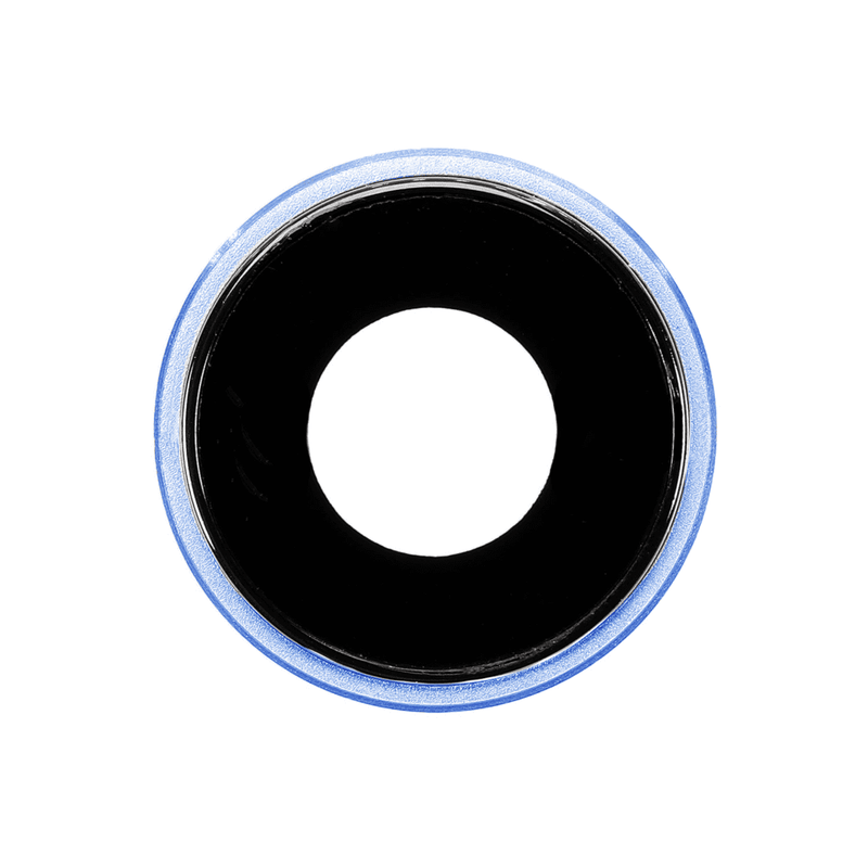 Vetro Fotocamera Posteriore per iPhone XR con Frame Blu